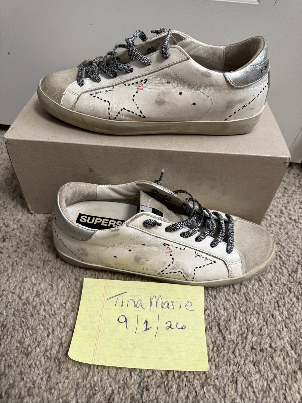 Golden Goose Superstars size 37